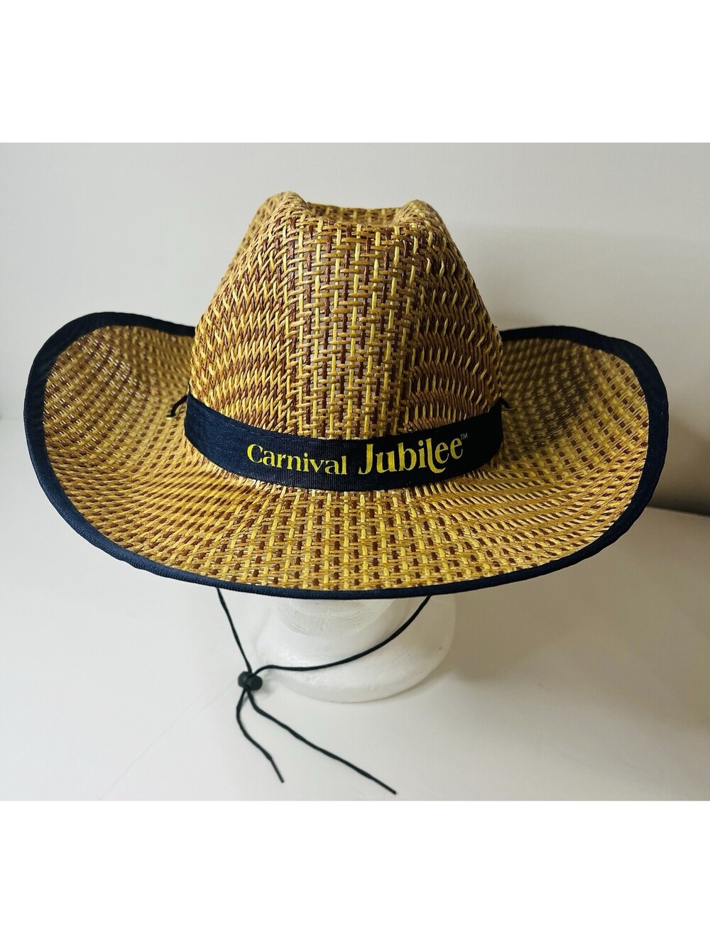 Carnival Cruise Jubilee Inaugural sailing souvenir straw hat unisex new